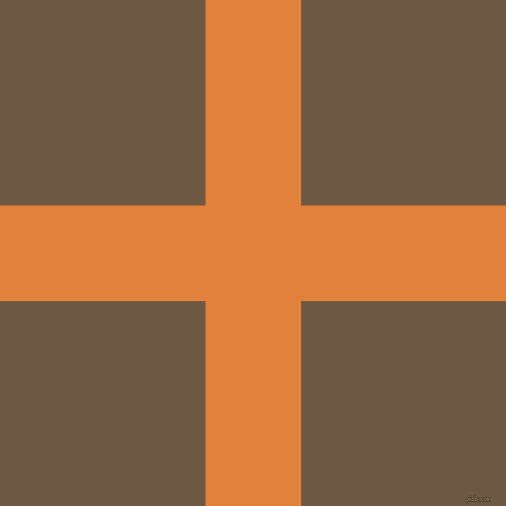 checkered chequered horizontal vertical lines, 136 pixel line width, 583 pixel square size, Tree Poppy and Tobacco Brown plaid checkered seamless tileable
