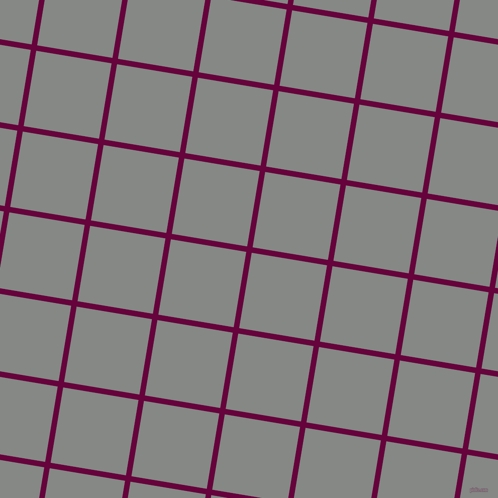81/171 degree angle diagonal checkered chequered lines, 11 pixel line width, 152 pixel square size, Tyrian Purple and Stack plaid checkered seamless tileable