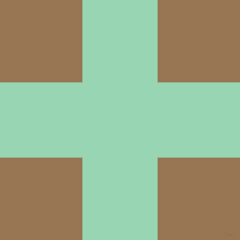 checkered chequered horizontal vertical lines, 263 pixel lines width, 576 pixel square size, Vista Blue and Pale Brown plaid checkered seamless tileable