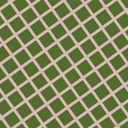 36/126 degree angle diagonal checkered chequered lines, 10 pixel line width, 41 pixel square size, Wafer and Dark Olive Green plaid checkered seamless tileable