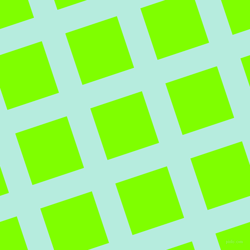 18/108 degree angle diagonal checkered chequered lines, 51 pixel line width, 112 pixel square size, Water Leaf and Chartreuse plaid checkered seamless tileable