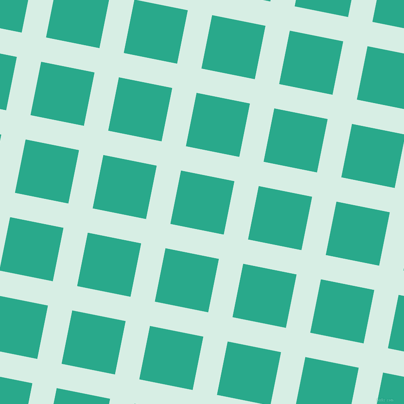 79/169 degree angle diagonal checkered chequered lines, 51 pixel line width, 112 pixel square size, White Ice and Niagara plaid checkered seamless tileable