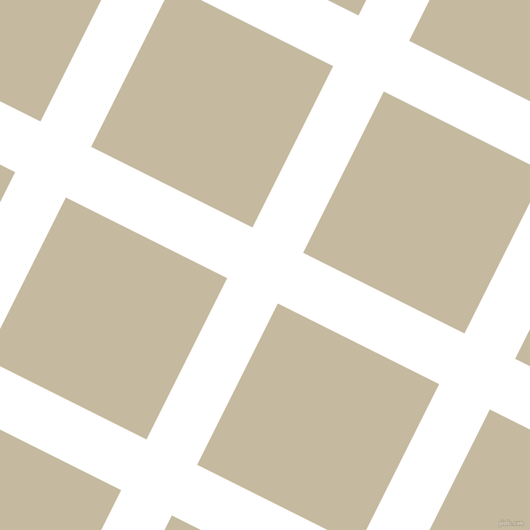 63/153 degree angle diagonal checkered chequered lines, 82 pixel line width, 261 pixel square size, White and Sisal plaid checkered seamless tileable