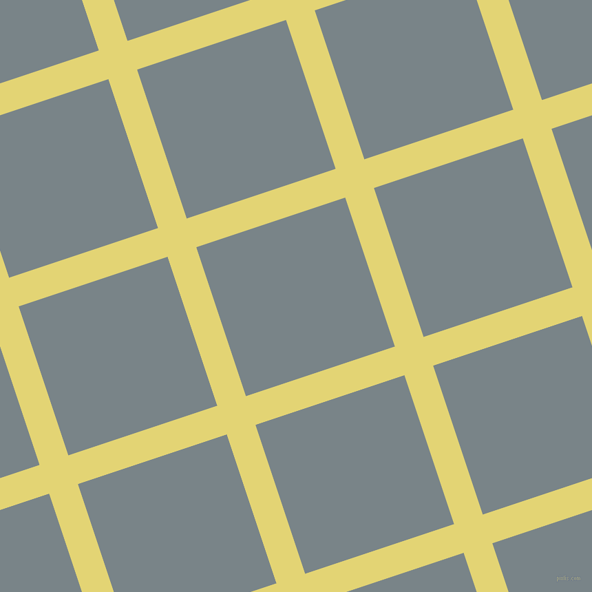 18/108 degree angle diagonal checkered chequered lines, 44 pixel lines width, 228 pixel square size, Wild Rice and Regent Grey plaid checkered seamless tileable