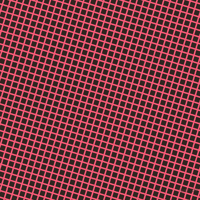 73/163 degree angle diagonal checkered chequered lines, 3 pixel line width, 10 pixel square size, Wild Watermelon and Wood Bark plaid checkered seamless tileable