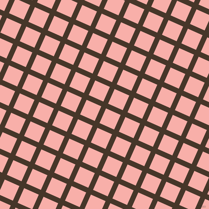 66/156 degree angle diagonal checkered chequered lines, 21 pixel line width, 65 pixel square size, Woodburn and Sundown plaid checkered seamless tileable