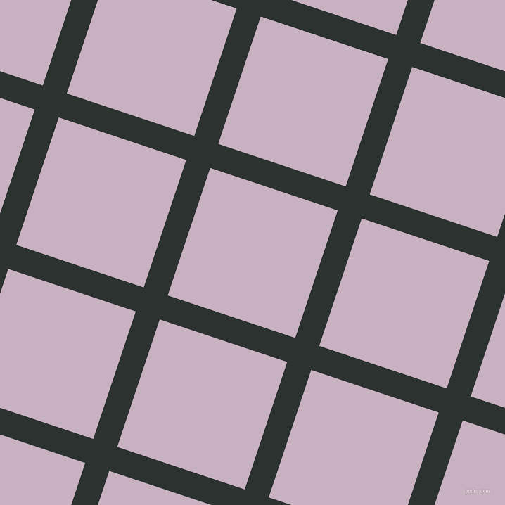 72/162 degree angle diagonal checkered chequered lines, 36 pixel lines width, 191 pixel square size, Woodsmoke and Maverick plaid checkered seamless tileable