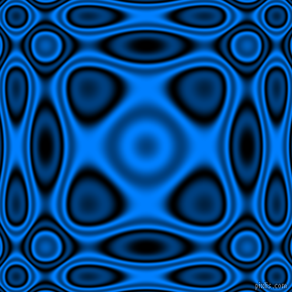 , Black and Dodger Blue plasma wave seamless tileable