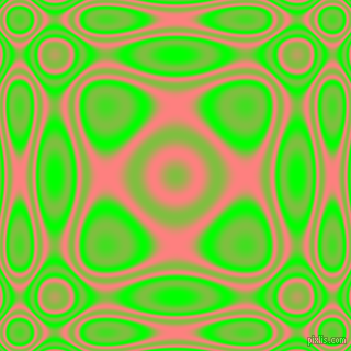 , Lime and Salmon plasma wave seamless tileable