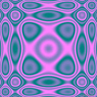 , Teal and Fuchsia Pink plasma wave seamless tileable