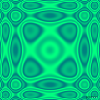 , Teal and Spring Green plasma wave seamless tileable