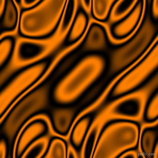 Black and Dark Orange plasma waves seamless tileable