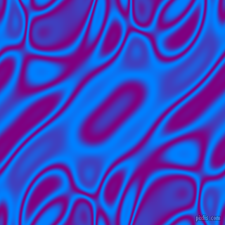 , Dodger Blue and Purple plasma waves seamless tileable