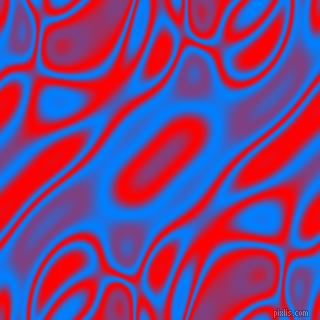 , Dodger Blue and Red plasma waves seamless tileable