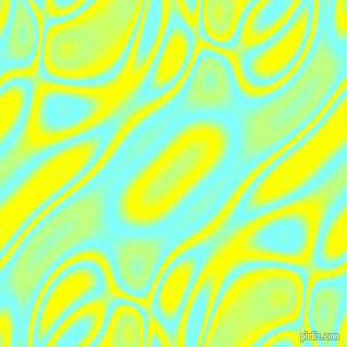 Electric Blue and Yellow plasma waves seamless tileable
