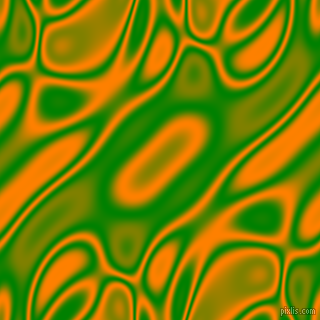 , Green and Dark Orange plasma waves seamless tileable