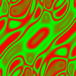, Lime and Red plasma waves seamless tileable