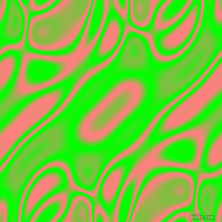 , Lime and Salmon plasma waves seamless tileable