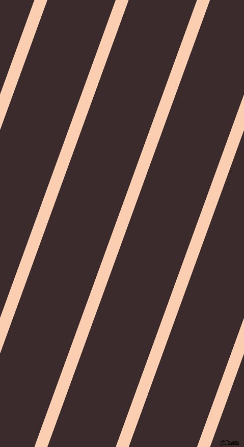 70 degree angle lines stripes, 24 pixel line width, 126 pixel line spacing, Apricot and Havana stripes and lines seamless tileable