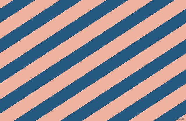 33 degree angle lines stripes, 41 pixel line width, 46 pixel line spacing, Bahama Blue and Wax Flower stripes and lines seamless tileable