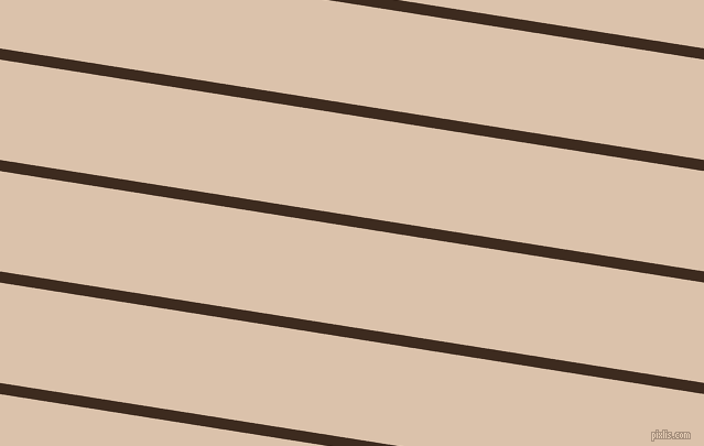 171 degree angle lines stripes, 10 pixel line width, 90 pixel line spacing, Bistre and Bone stripes and lines seamless tileable
