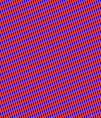 77 degree angle lines stripes, 2 pixel line width, 4 pixel line spacing, Blue and Cinnabar stripes and lines seamless tileable