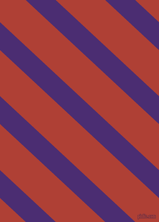 137 degree angle lines stripes, 40 pixel line width, 66 pixel line spacing, Blue Diamond and Medium Carmine stripes and lines seamless tileable
