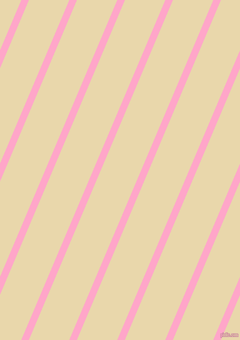 67 degree angle lines stripes, 14 pixel line width, 74 pixel line spacing, Carnation Pink and Beeswax stripes and lines seamless tileable
