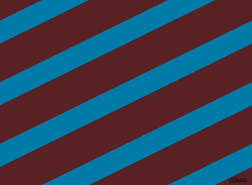 26 degree angle lines stripes, 42 pixel line width, 70 pixel line spacing, Cerulean and Burnt Crimson stripes and lines seamless tileable