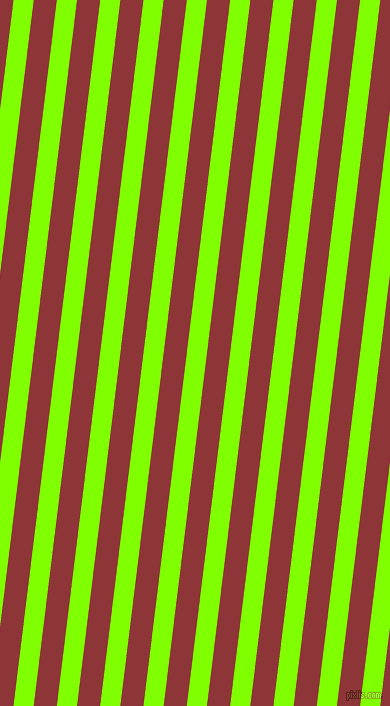83 degree angle lines stripes, 20 pixel line width, 23 pixel line spacing, Chartreuse and Well Read stripes and lines seamless tileable