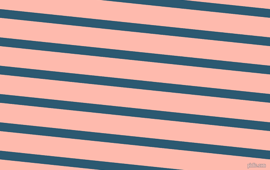 174 degree angle lines stripes, 17 pixel line width, 38 pixel line spacing, Chathams Blue and Melon stripes and lines seamless tileable