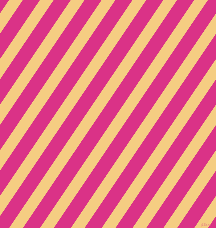 56 degree angle lines stripes, 37 pixel line width, 46 pixel line spacing, Cherokee and Deep Cerise stripes and lines seamless tileable
