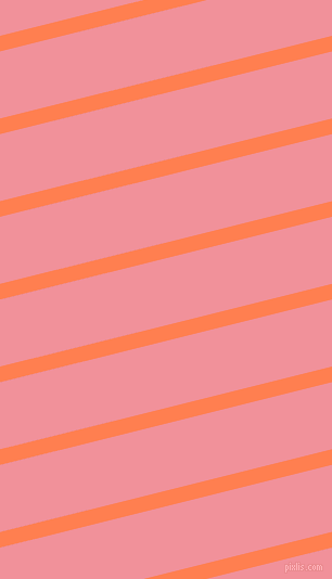 14 degree angle lines stripes, 14 pixel line width, 60 pixel line spacing, Coral and Wewak stripes and lines seamless tileable