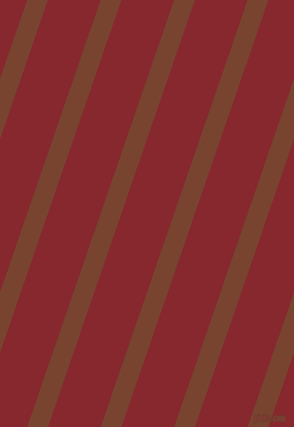 71 degree angle lines stripes, 22 pixel line width, 56 pixel line spacing, Cumin and Flame Red stripes and lines seamless tileable