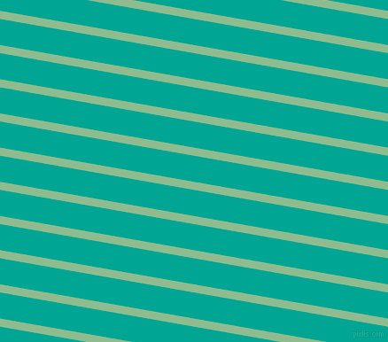 170 degree angle lines stripes, 9 pixel line width, 29 pixel line spacing, Dark Sea Green and Persian Green stripes and lines seamless tileable