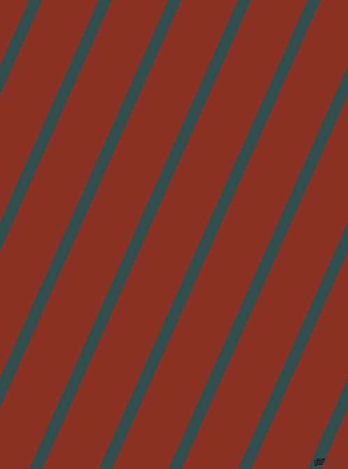66 degree angle lines stripes, 17 pixel line width, 74 pixel line spacing, Dark Slate Grey and Burnt Umber stripes and lines seamless tileable