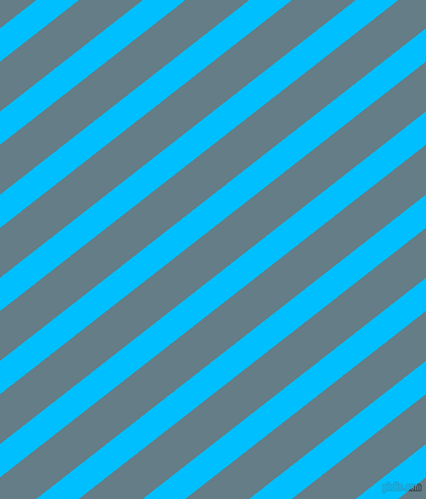 38 degree angle lines stripes, 24 pixel line width, 36 pixel line spacing, Deep Sky Blue and Hoki stripes and lines seamless tileable