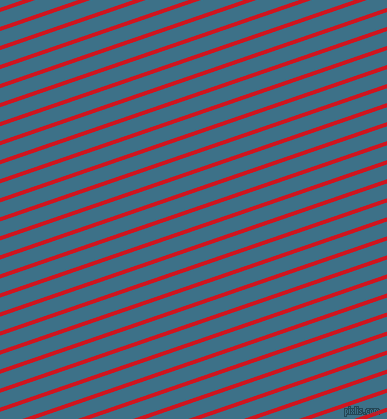 19 degree angle lines stripes, 4 pixel line width, 14 pixel line spacing, Fire Engine Red and Calypso stripes and lines seamless tileable