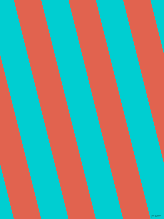 104 degree angle lines stripes, 102 pixel line width, 102 pixel line spacing, Flamingo and Dark Turquoise stripes and lines seamless tileable