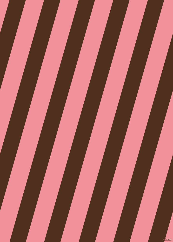 74 degree angle lines stripes, 65 pixel line width, 73 pixel line spacing, Indian Tan and Wewak stripes and lines seamless tileable