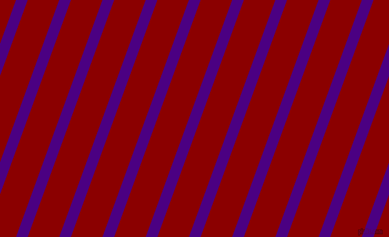 70 degree angle lines stripes, 16 pixel line width, 43 pixel line spacing, Indigo and Dark Red stripes and lines seamless tileable