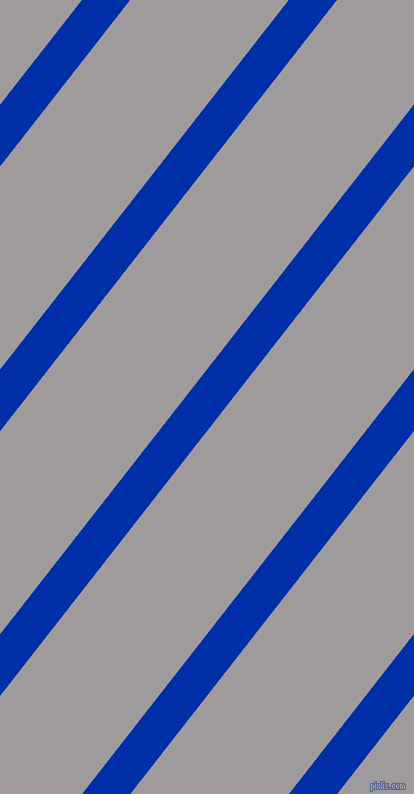 52 degree angle lines stripes, 38 pixel line width, 125 pixel line spacing, International Klein Blue and Shady Lady stripes and lines seamless tileable
