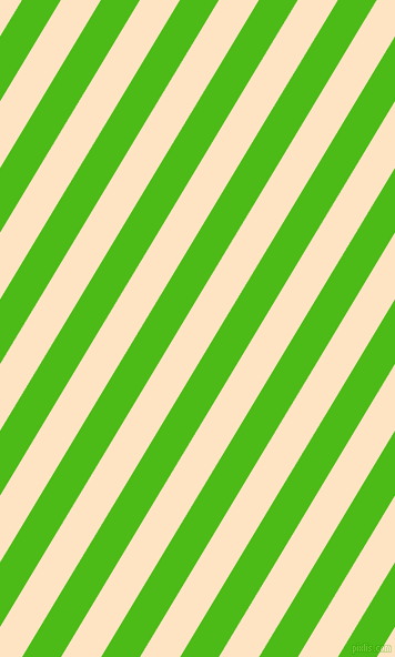 59 degree angle lines stripes, 30 pixel line width, 31 pixel line spacing, Kelly Green and Bisque stripes and lines seamless tileable