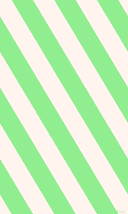 121 degree angle lines stripes, 63 pixel line width, 63 pixel line spacing, Light Green and Seashell stripes and lines seamless tileable