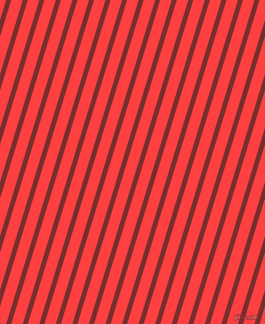 73 degree angle lines stripes, 7 pixel line width, 16 pixel line spacing, Lusty and Coral Red stripes and lines seamless tileable