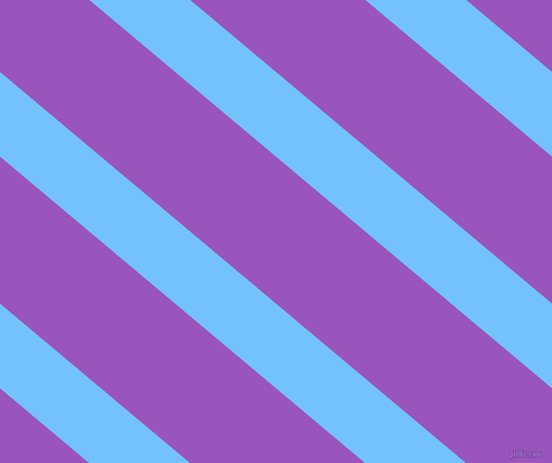 140 degree angle lines stripes, 72 pixel line width, 125 pixel line spacing, Maya Blue and Deep Lilac stripes and lines seamless tileable
