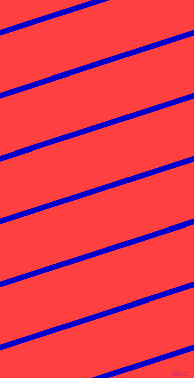 18 degree angle lines stripes, 11 pixel line width, 108 pixel line spacing, Medium Blue and Coral Red stripes and lines seamless tileable