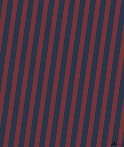 82 degree angle lines stripes, 15 pixel line width, 18 pixel line spacing, Merlot and Bunting stripes and lines seamless tileable