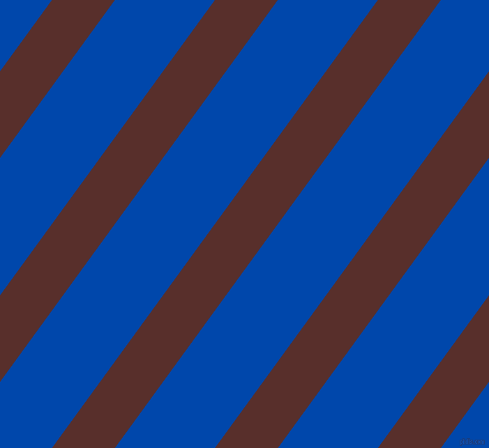 54 degree angle lines stripes, 73 pixel line width, 116 pixel line spacing, Moccaccino and Cobalt stripes and lines seamless tileable