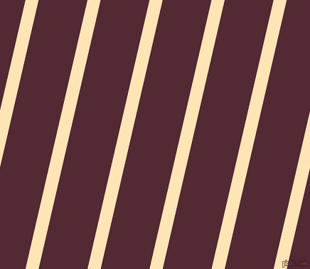 77 degree angle lines stripes, 18 pixel line width, 67 pixel line spacing, Moccasin and Black Rose stripes and lines seamless tileable